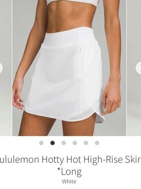 lululemon athletica Hotty Hot High-Rise Skirt - White